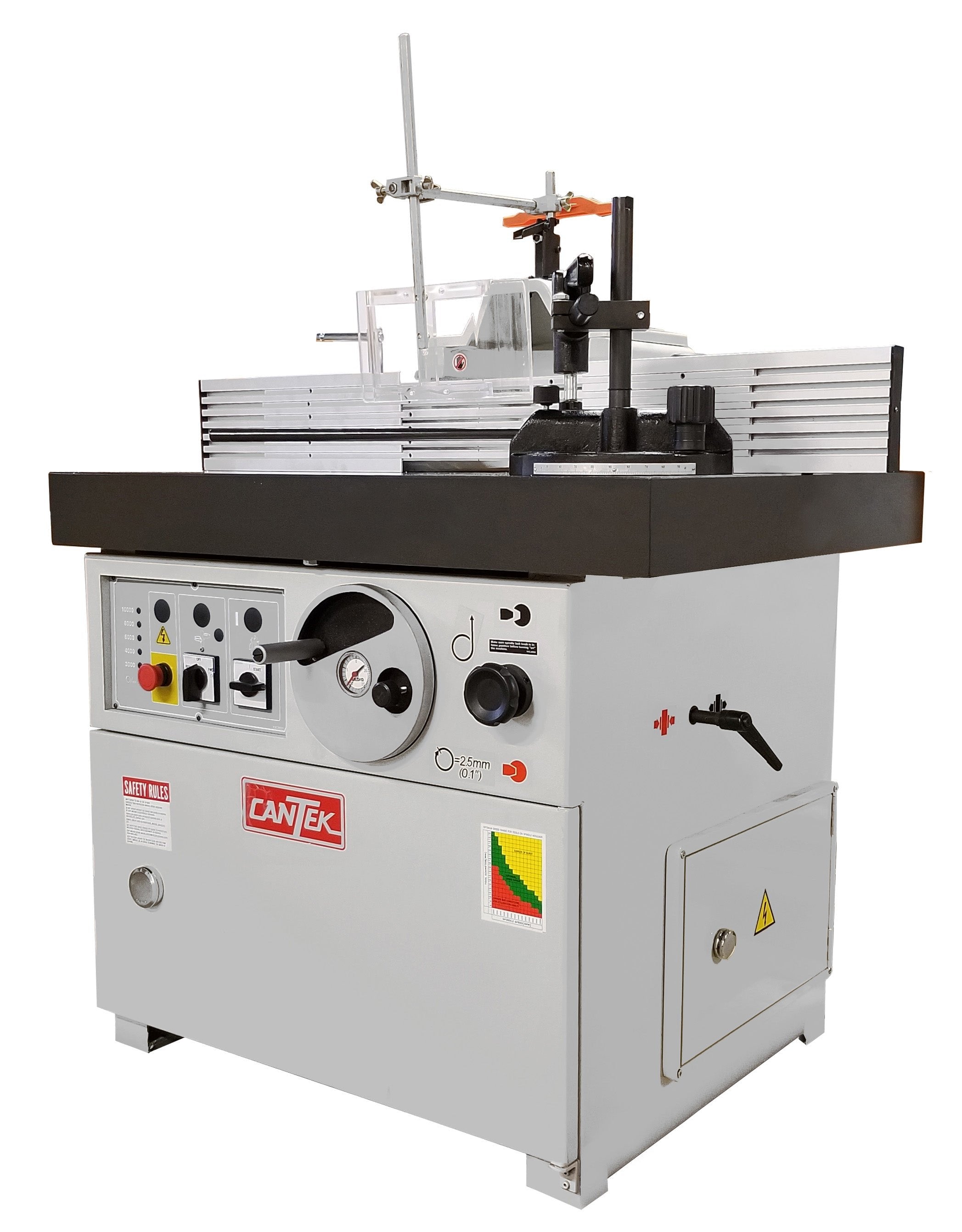 Cantek SS512CB - Fixed Spindle Shaper - Woodworking Machinery Man