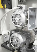 Minimax ME40TR3 Interchangable Glue Pot Edgebander - Edge and Glue Scrape and Buffing Units .