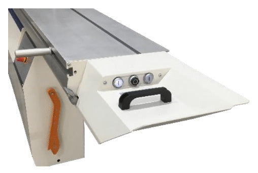 SCM Nova Si X Circular Table Saw with Tilting Blade - Motor Stop and Start Bush Buttons